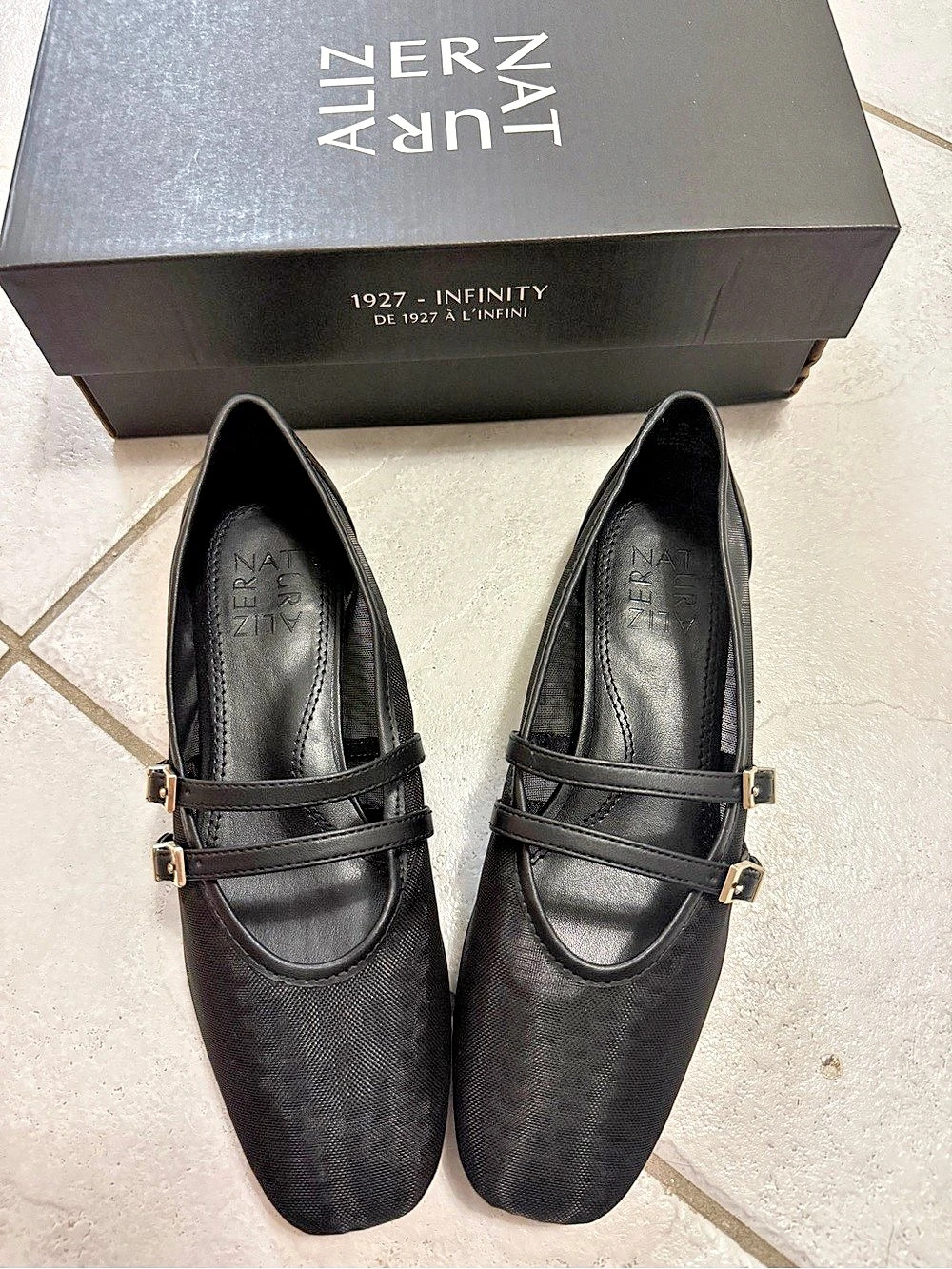 Naturalizer 1927 Infinity Mary Jane Heels in Black NWT